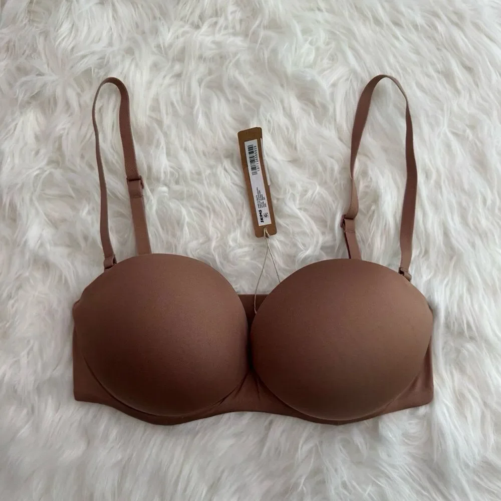 Skims Ultimate Push Up Strapless Bra Sienna Size 32D - Picture 2 of 8